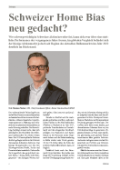 Schweizer Home Bias neu gedacht?