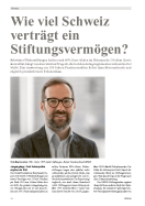 Wie viel Schweiz verträgt ein Stiftungsvermögen?