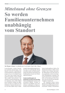Mittelstand ohne Grenzen: So werden Familienunternehmen unabhängig vom Standort