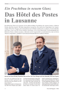 Ein Prachtbau in neuem Glanz: Das Hôtel des Postes in Lausanne